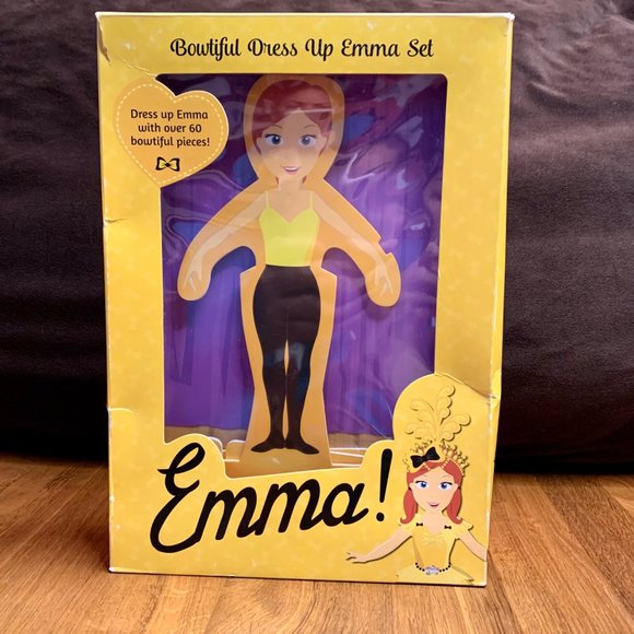EMMA WIGGLE The Wiggles Dress Up Emma Paper Doll & Clothing Wardrobe Dressups - Picture 8 of 11